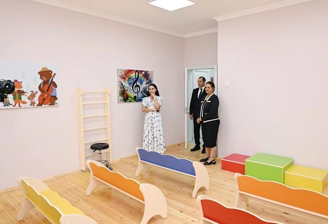 Leyla Əliyeva açılışda — FOTOLAR Leyla Əliyeva açılışda — FOTOLAR