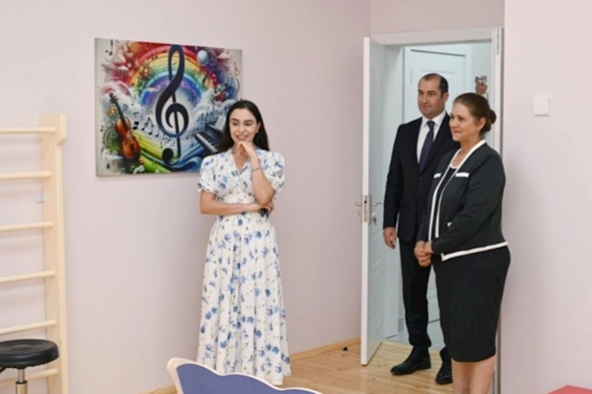 Leyla Əliyeva açılışda — FOTOLAR