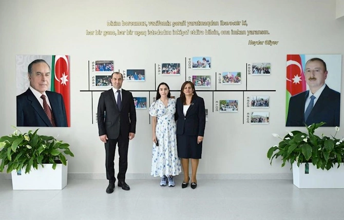 Leyla Əliyeva açılışda — FOTOLAR Leyla Əliyeva açılışda — FOTOLAR