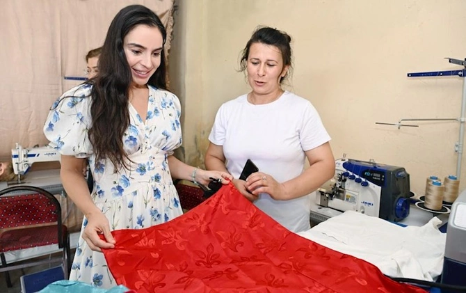 Leyla Əliyeva açılışda — FOTOLAR Leyla Əliyeva açılışda — FOTOLAR