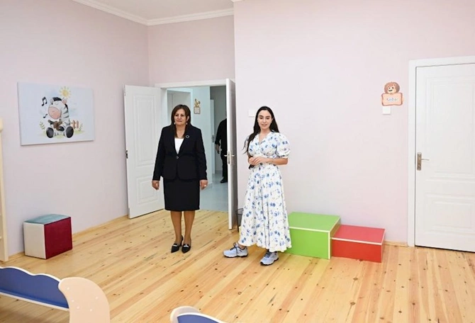 Leyla Əliyeva açılışda — FOTOLAR Leyla Əliyeva açılışda — FOTOLAR