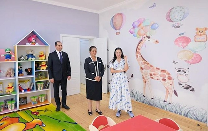 Leyla Əliyeva açılışda — FOTOLAR Leyla Əliyeva açılışda — FOTOLAR