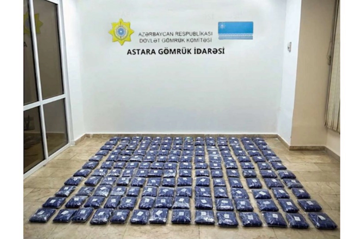 Astara Gömrük İdarəsində əməliyyat: 103,3 kq narkotik aşkarlandı — FOTOLAR