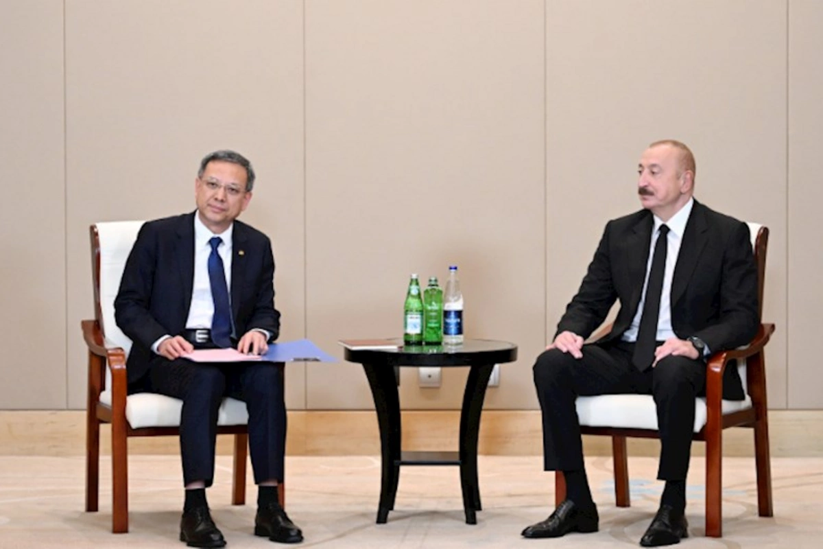 İlham Əliyev Ni Cen ilə görüşüb — FOTOLAR
