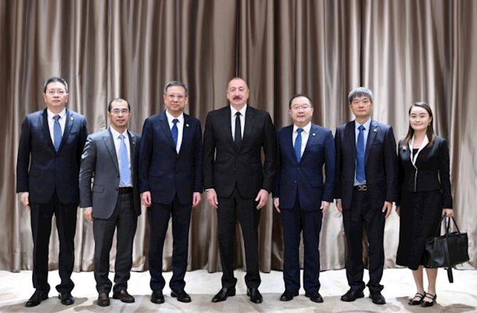 İlham Əliyev Ni Cen ilə görüşüb — FOTOLAR İlham Əliyev Ni Cen ilə görüşüb — FOTOLAR