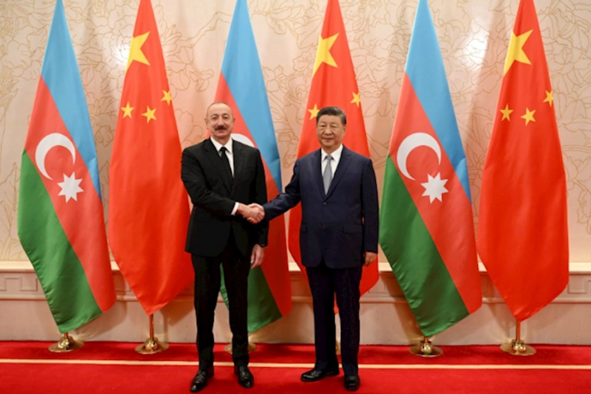İlham Əliyev Çin lideri ilə görüşdü — FOTOLAR (YENİLƏNİB)