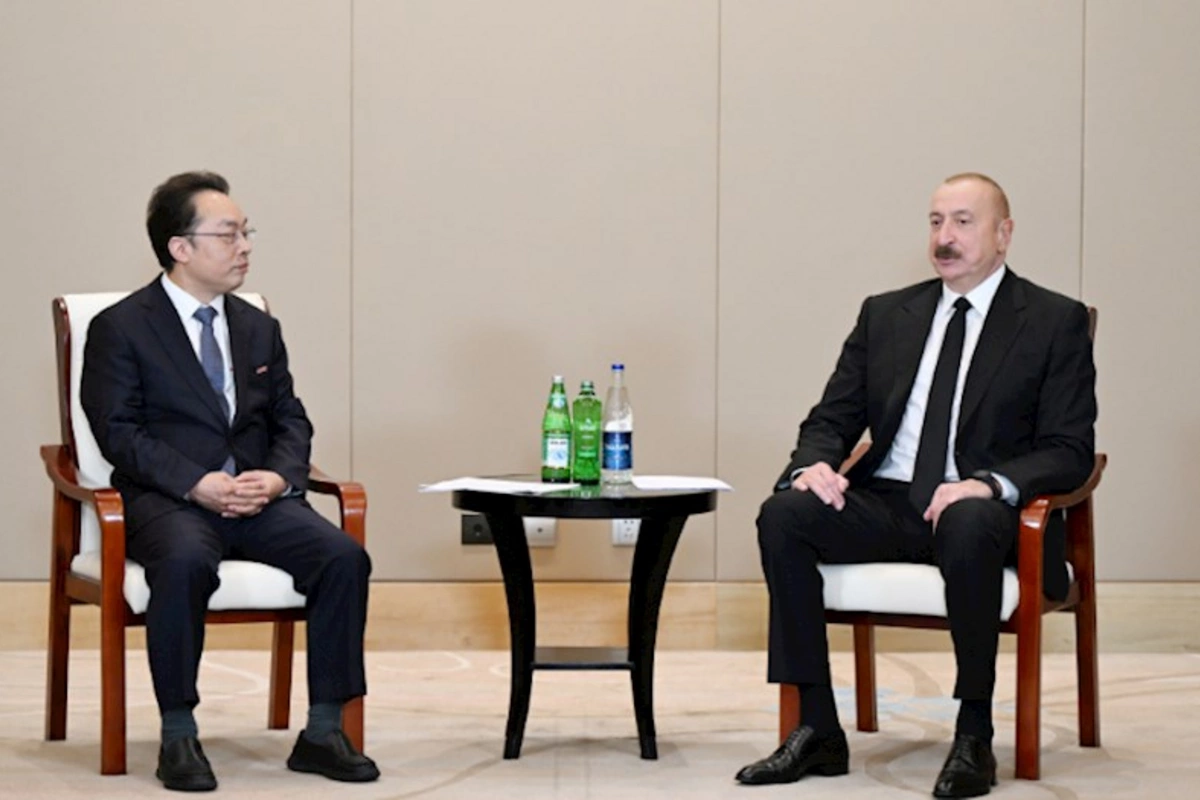 Prezident CETC korporasiyasının baş direktoru ilə görüşüb — FOTOLAR