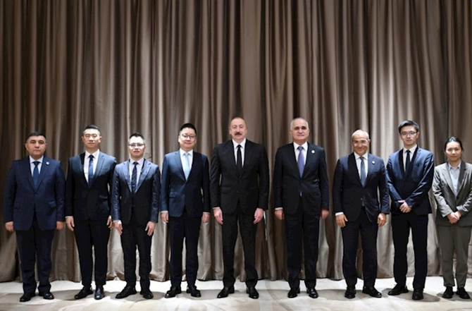 İlham Əliyev Sie İ ilə görüşüb — FOTOLAR