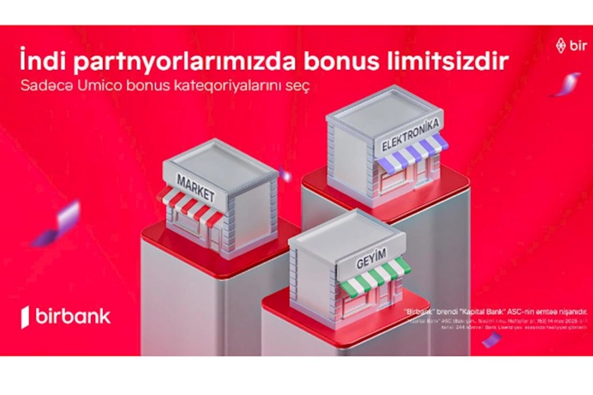 Birbank kartlarında yeni dövr: Limitsiz bonuslar ilə daha çox qazanmaq imkanı