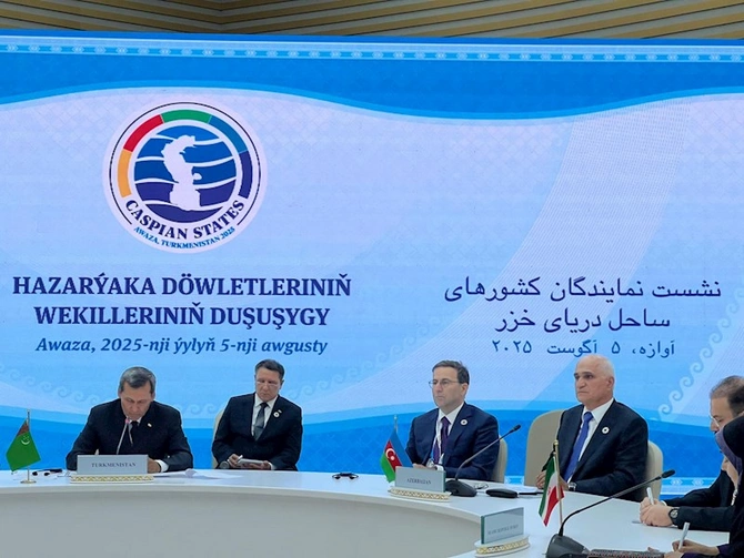 Xəzərin dayazlaşması müzakirə edildi — FOTOLAR