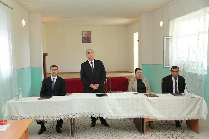İcra başçısı kənddə görüş keçirdi — FOTOLAR