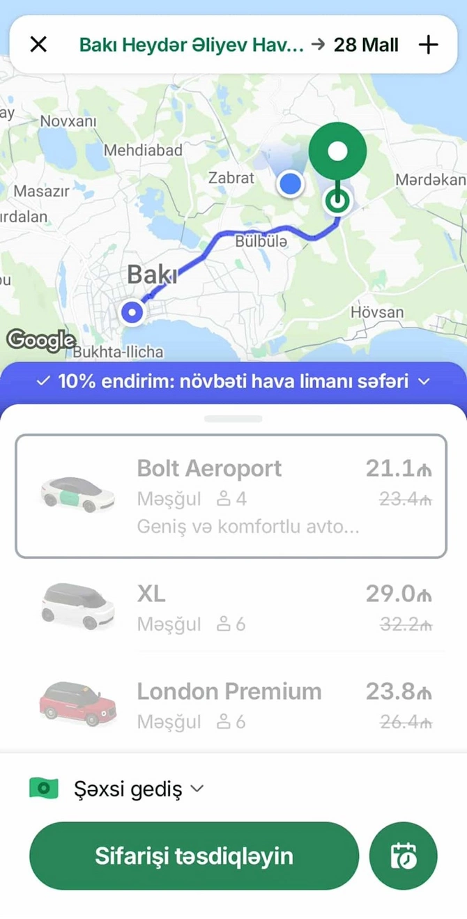 Bu gündən aeroportdan şəhərə taksi sifariş etmək olmur — FOTOLAR Bu gündən aeroportdan şəhərə taksi sifariş etmək olmur — FOTOLAR
