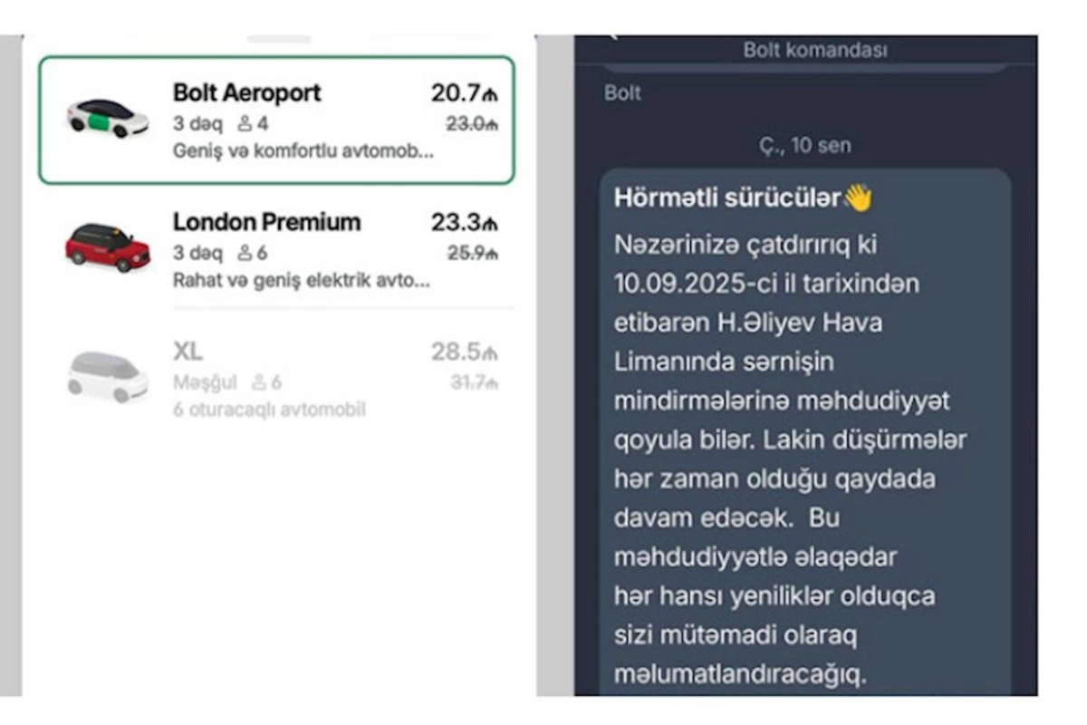 Bu gündən aeroportdan şəhərə taksi sifariş etmək olmur — FOTOLAR