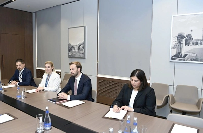 Ceyhun Bayramov ABŞ rəsmisi ilə Azərbaycan-Ermənistan normallaşma prosesini müzakirə edib — FOTOLAR