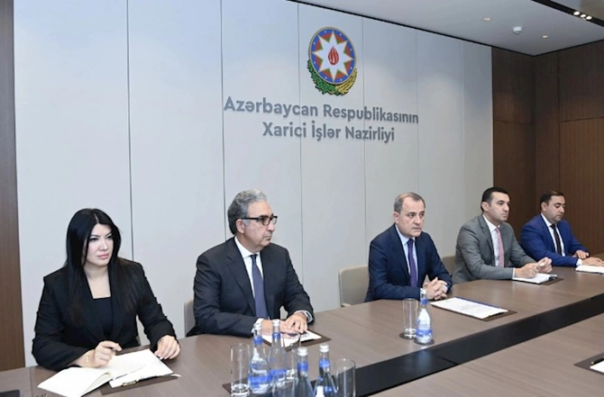 Ceyhun Bayramov ABŞ rəsmisi ilə Azərbaycan-Ermənistan normallaşma prosesini müzakirə edib — FOTOLAR