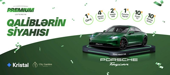 Premium lotereyada şanslı qaliblər artıq bəllidir — Kristal!