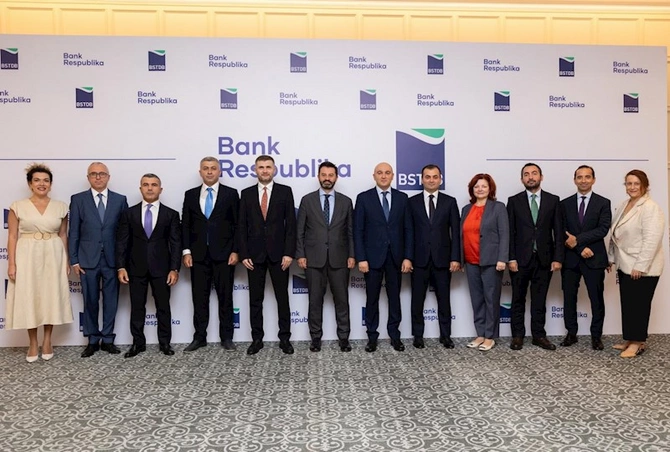 Bank Respublika və Qara Dəniz Ticarət və İnkişaf Bankı irihəcmli kredit sazişi imzalayıb — FOTOLAR