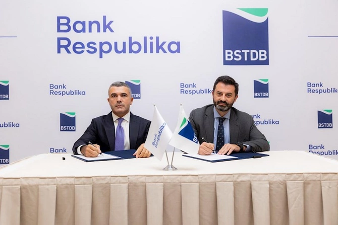 Bank Respublika və Qara Dəniz Ticarət və İnkişaf Bankı irihəcmli kredit sazişi imzalayıb — FOTOLAR