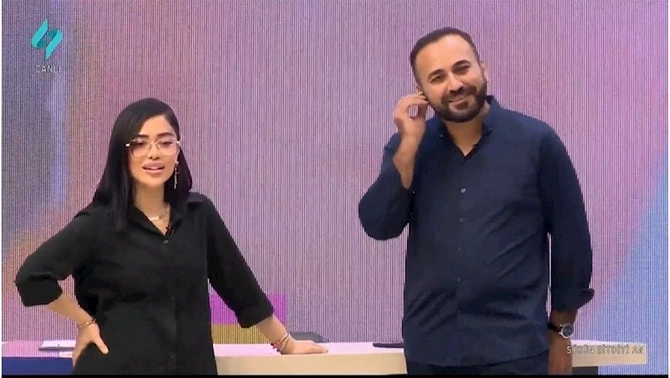 Sözün bitdiyi anda yeni aparıcı — Peyman Sadıqov Nigar Fərhadla... (FOTOLAR)
