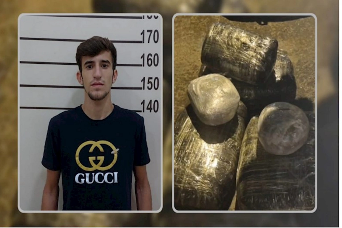 Narkokuryerdən 13 kq marixuana aşkarlandı