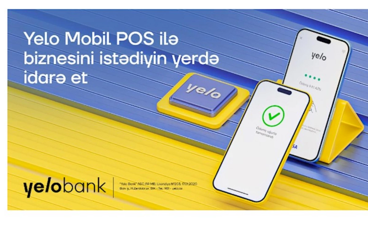 Sahibkarlar üçün rahat və çevik həll — Yelo Mobil POS
