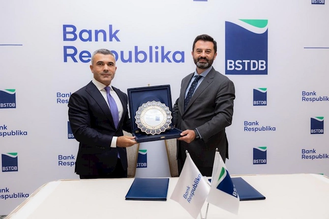 Bank Respublika və Qara Dəniz Ticarət və İnkişaf Bankı irihəcmli kredit sazişi imzalayıb — FOTOLAR
