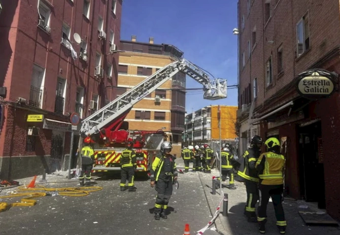 Madriddə partlayış, 20-dən çox yaralı var — FOTOLAR