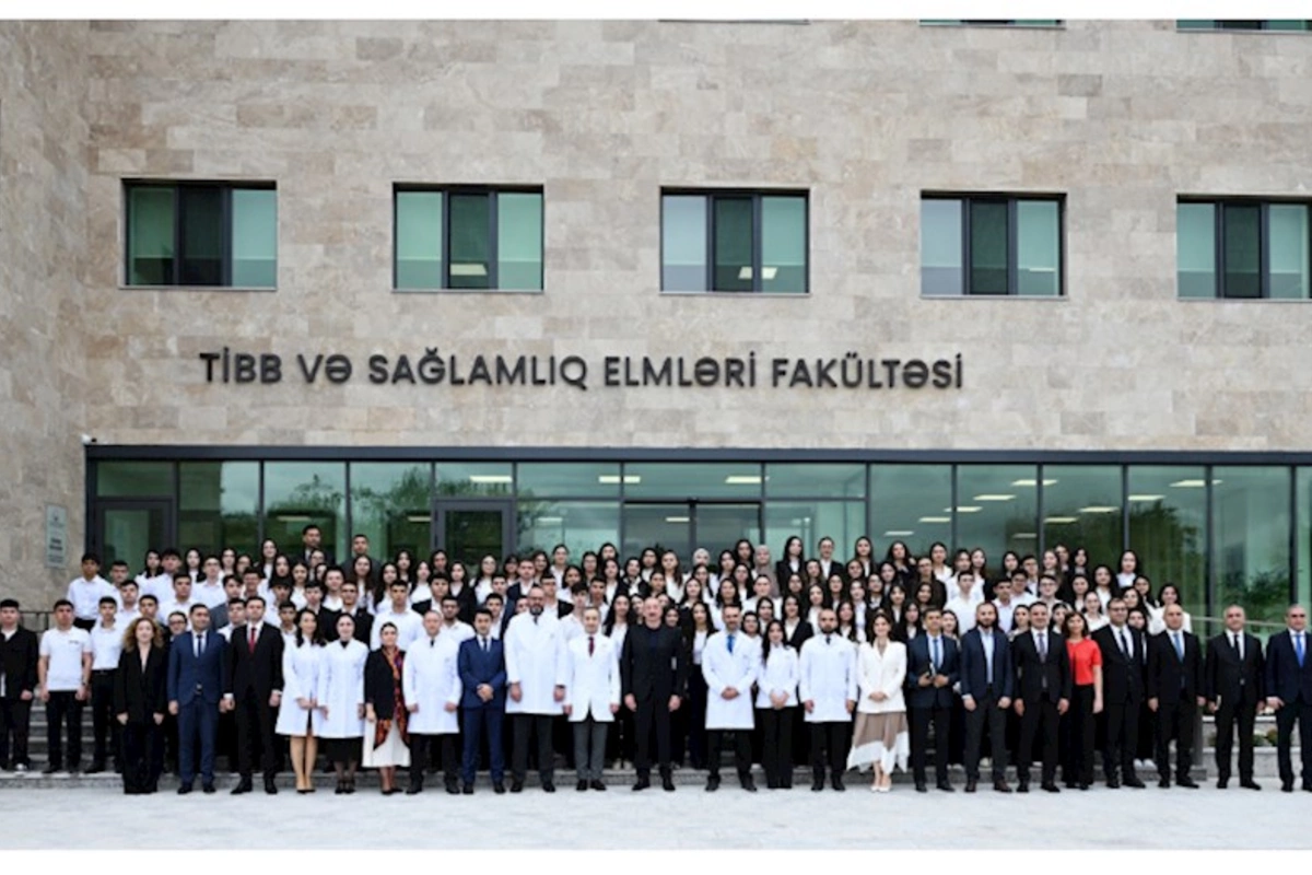 Prezident Qarabağ Universitetinin Klinikası binasının və tədris korpusunun açılışında iştirak edib — FOTOLAR