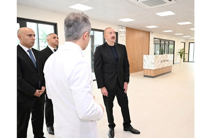 Prezident Qarabağ Universitetinin Klinikası binasının və tədris korpusunun açılışında iştirak edib — FOTOLAR