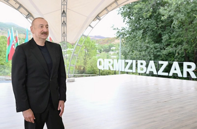 Prezident Qırmızı Bazar, Hadrut qəsəbələrinin və Sos kəndinin sakinləri ilə görüşdü — FOTOLAR