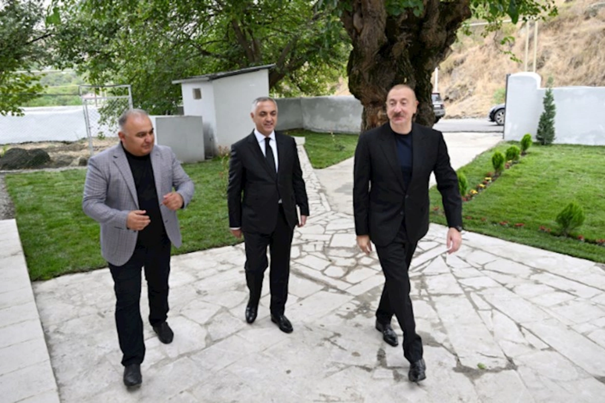 İlham Əliyev Xocalının Şuşakənd kəndində — FOTOLAR
