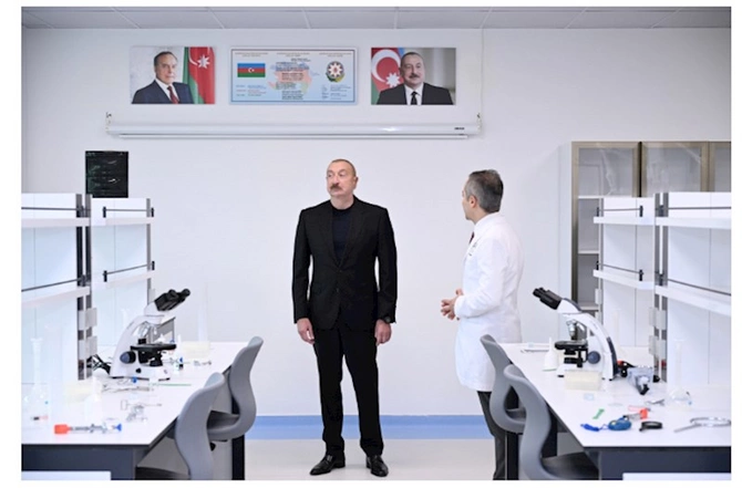 Prezident Qarabağ Universitetinin Klinikası binasının və tədris korpusunun açılışında iştirak edib — FOTOLAR