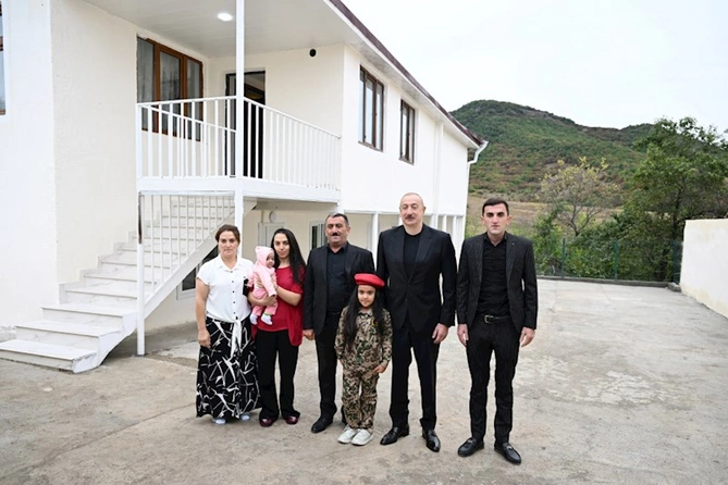İlham Əliyev Xocalı rayonunun Seyidbəyli kəndində oldu —FOTOLAR