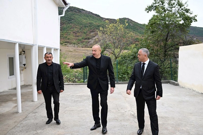 İlham Əliyev Xocalı rayonunun Seyidbəyli kəndində oldu —FOTOLAR