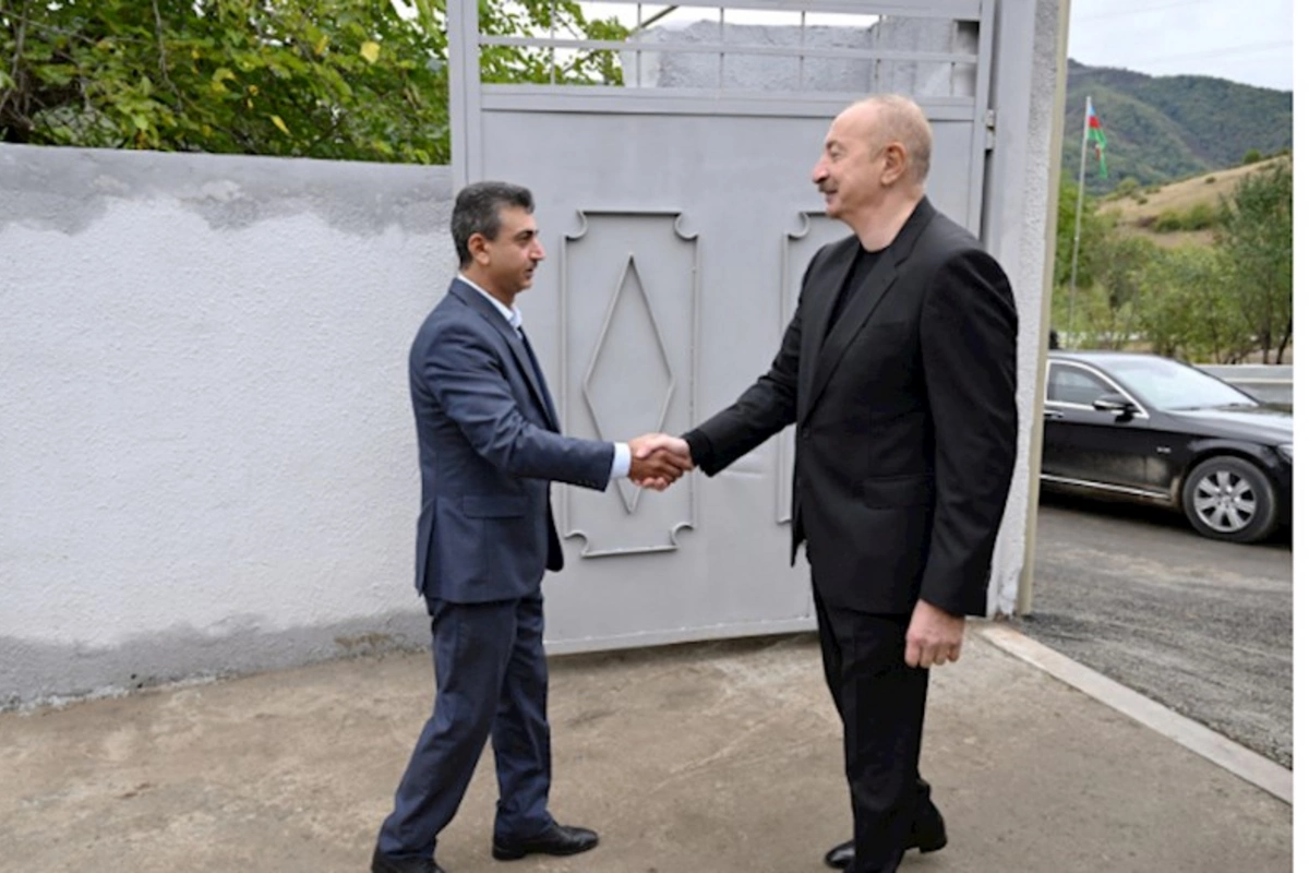 İlham Əliyev Xocalı rayonunun Badara kəndində olub — FOTOLAR