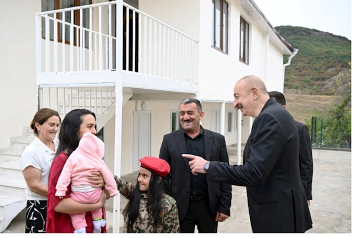 İlham Əliyev Xocalı rayonunun Seyidbəyli kəndində oldu —FOTOLAR