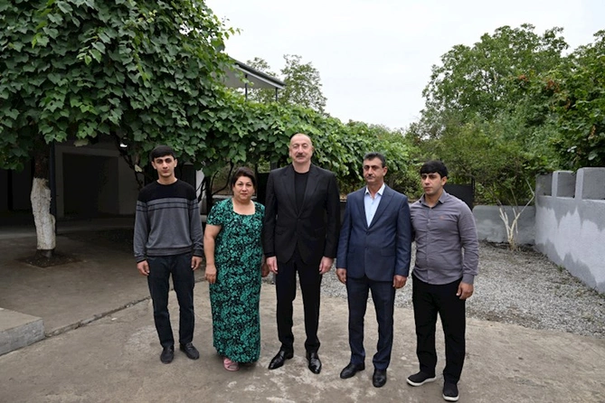 İlham Əliyev Xocalı rayonunun Badara kəndində olub — FOTOLAR