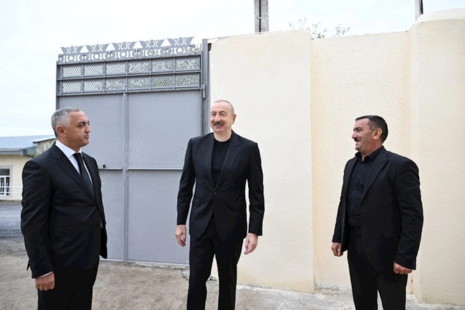 İlham Əliyev Xocalı rayonunun Seyidbəyli kəndində oldu —FOTOLAR