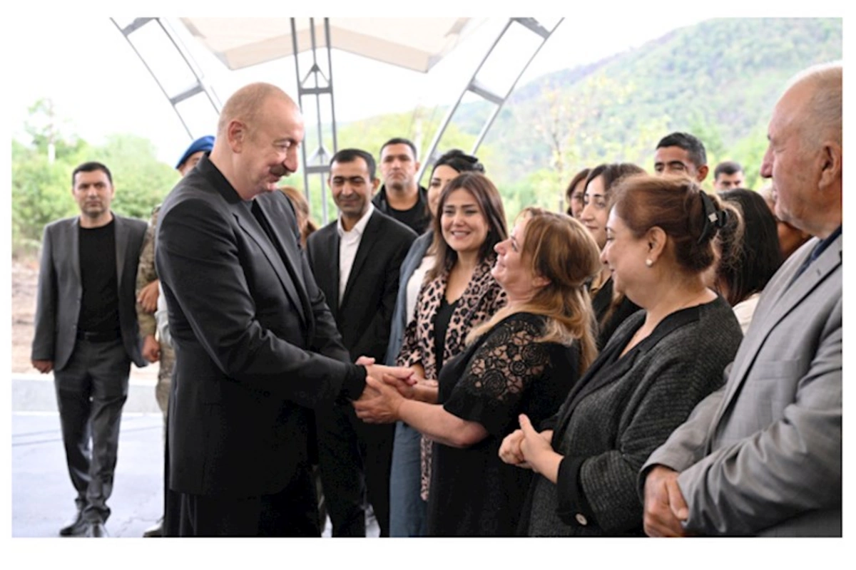 Prezident Xocalı sakinləri ilə görüşdü — FOTOLAR