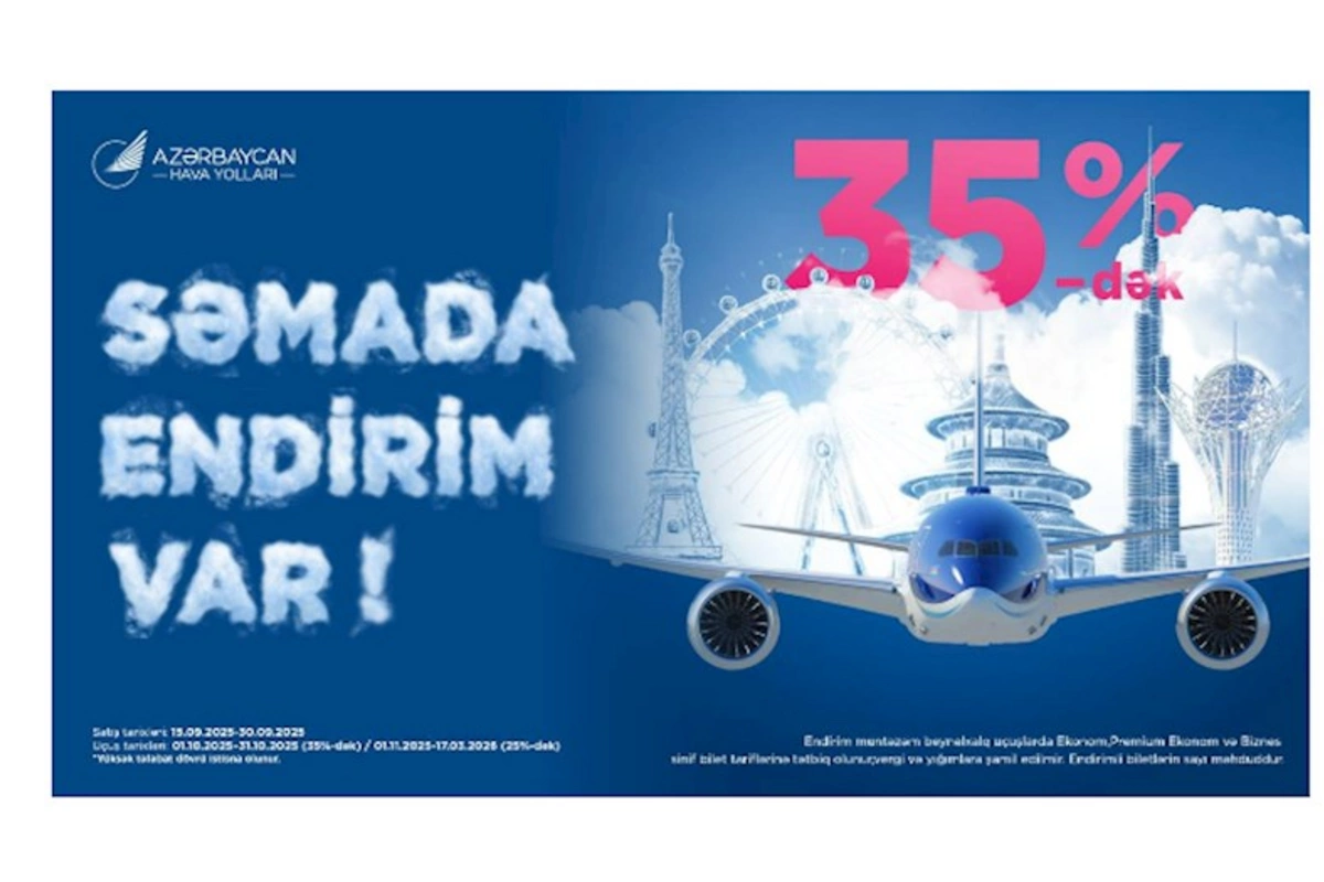 AZAL turizm gününə özəl endirim kampaniyası elan edir
