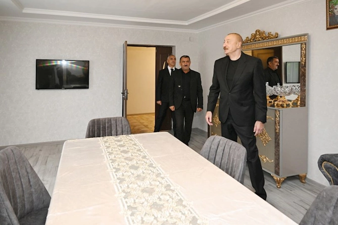 İlham Əliyev Xocalı rayonunun Seyidbəyli kəndində oldu —FOTOLAR
