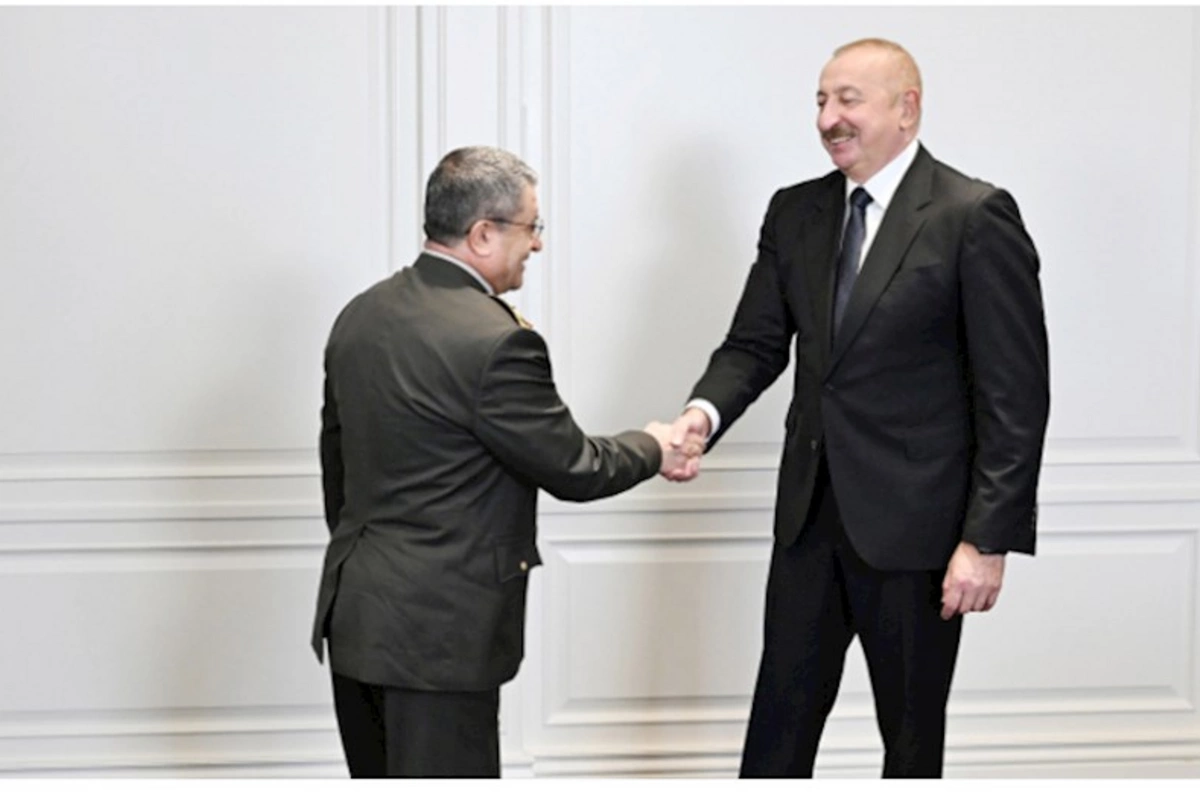Prezident Selçuk Bayraktaroğlunu qəbul etdi — FOTOLAR