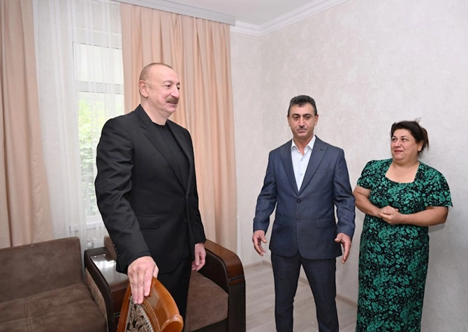 İlham Əliyev Xocalı rayonunun Badara kəndində olub — FOTOLAR