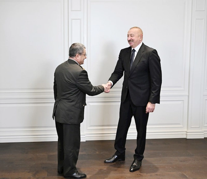 Prezident Selçuk Bayraktaroğlunu qəbul etdi — FOTOLAR