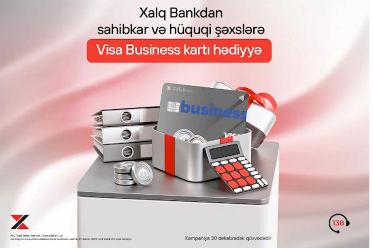 Sahibkar və hüquqi şəxslər üçün Visa Business kartı