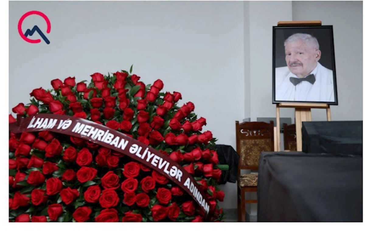 Prezidentlə xanımı vida mərasiminə əklil göndərdi — FOTOLAR