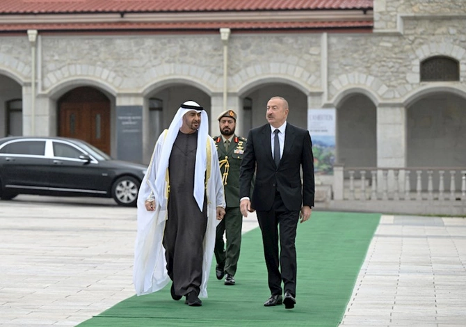 Şuşada rəsmi qarşılanma mərasimindən — FOTOLAR