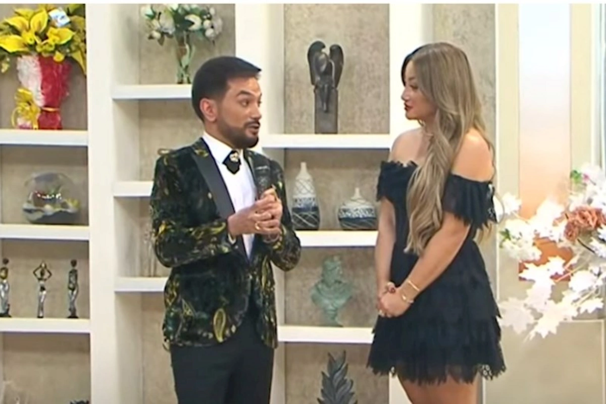 Faiq Ağayev canlı efirdə aparıcı Zümrüdü tənqid etdi — VİDEO
