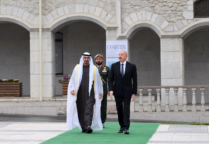 Şuşada rəsmi qarşılanma mərasimindən — FOTOLAR