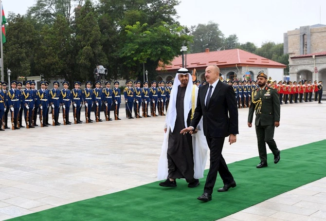 Şuşada rəsmi qarşılanma mərasimindən — FOTOLAR